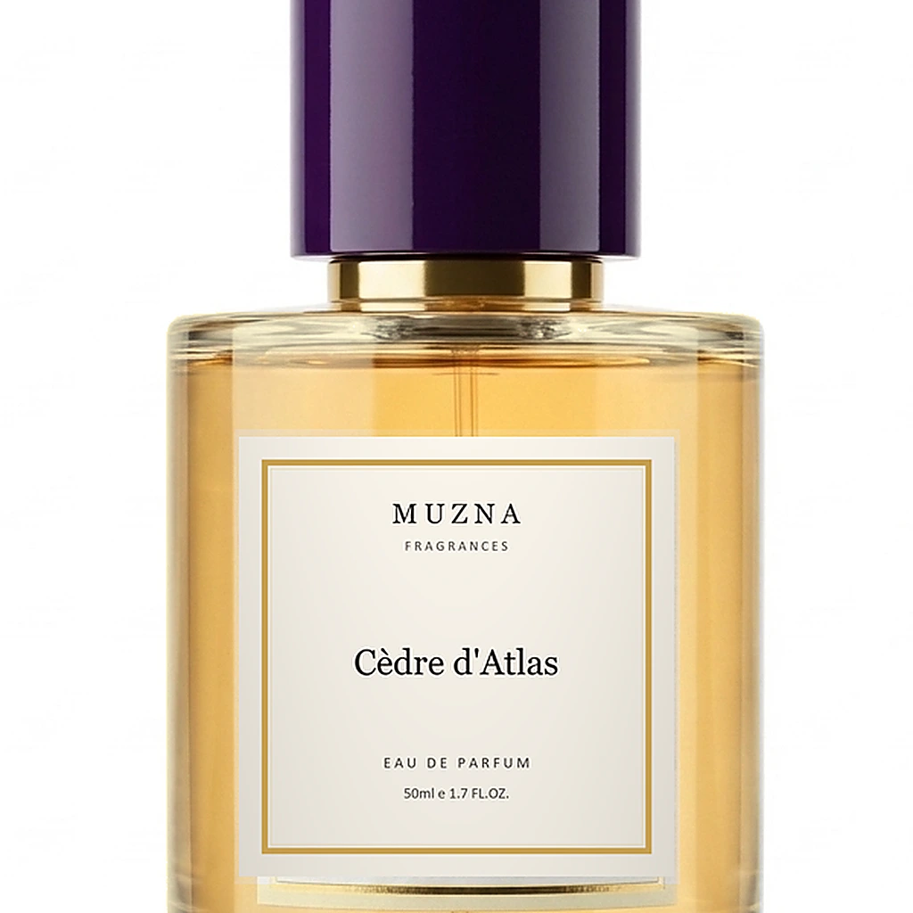 Cèdre d'Atlas bottle detail