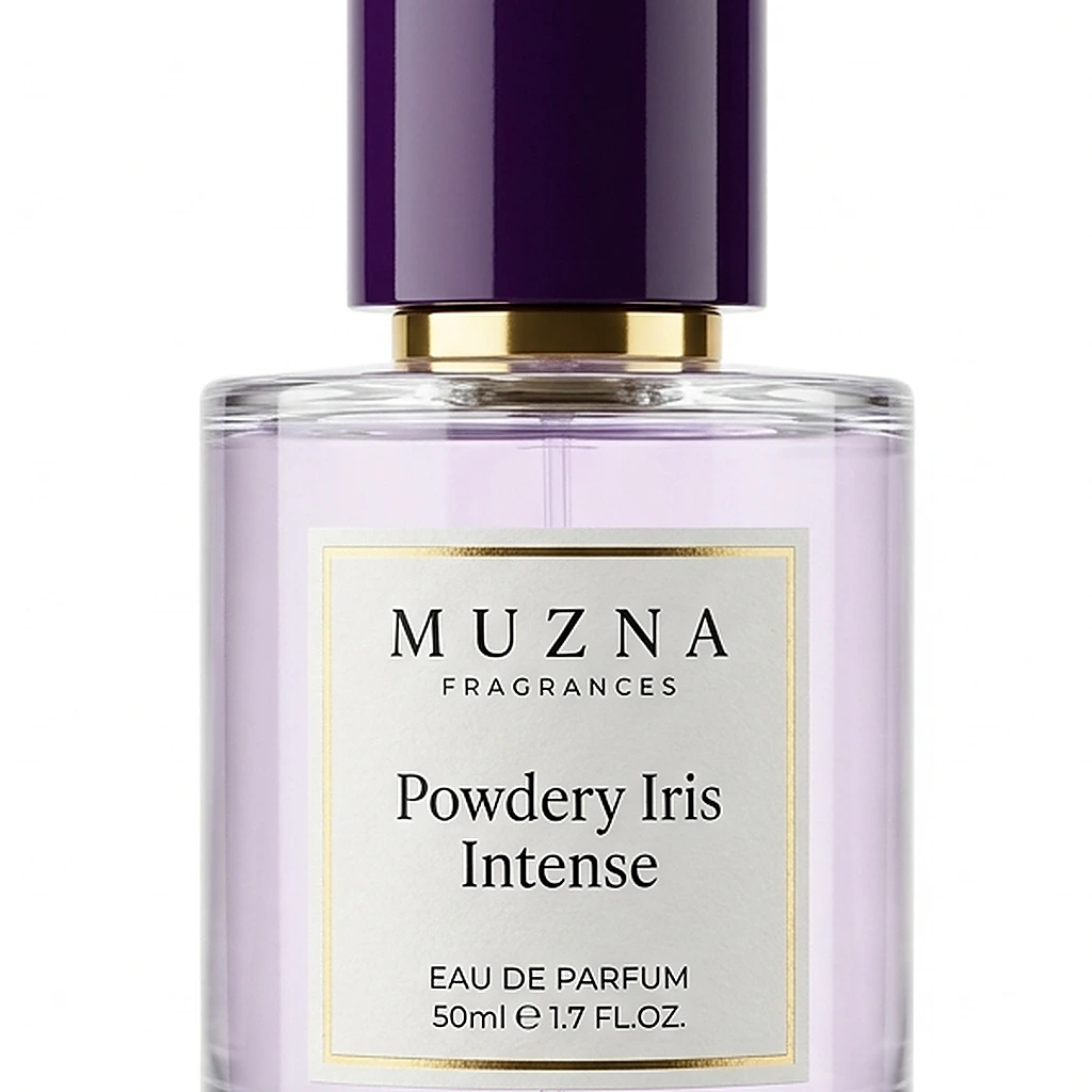 Powdery Iris Intense bottle detail