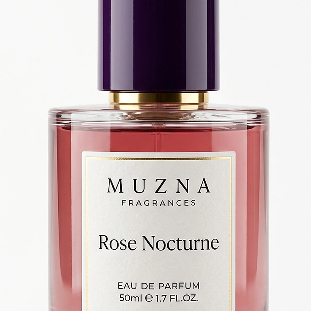Rose Nocturne bottle detail