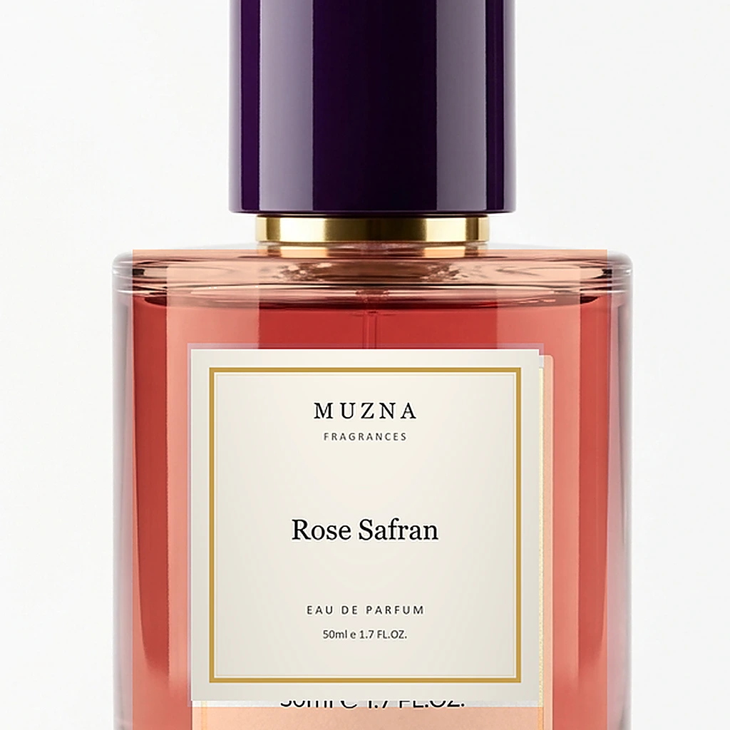 Rose Safran bottle detail