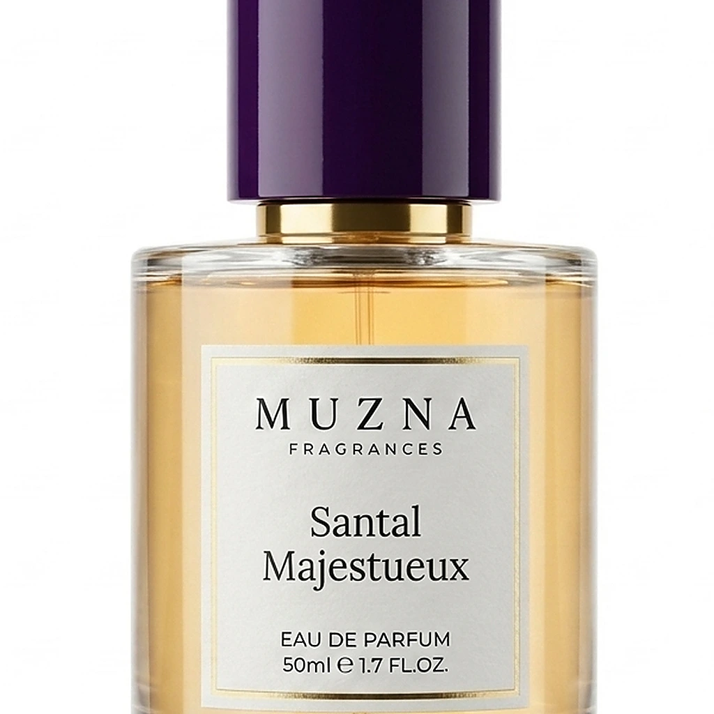 Santal Majestueux bottle detail