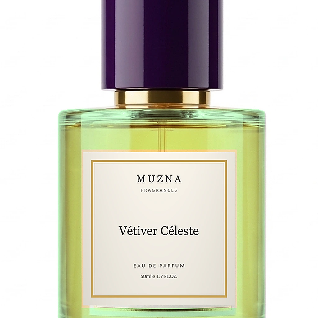 Vétiver Céleste bottle detail